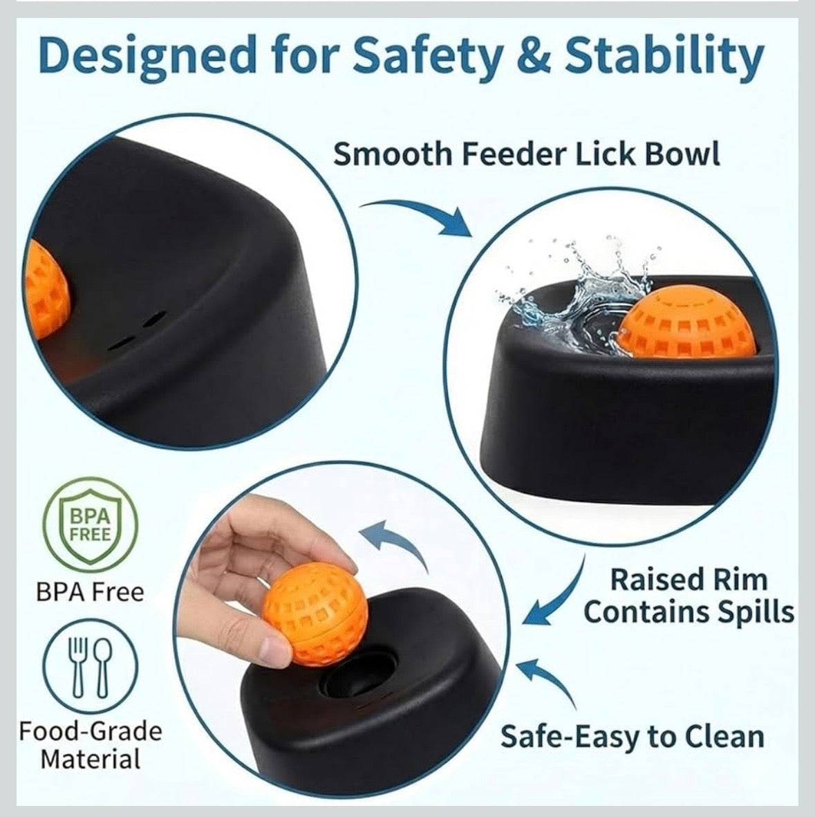 Anti-Choking Slow Feeder Bowl
